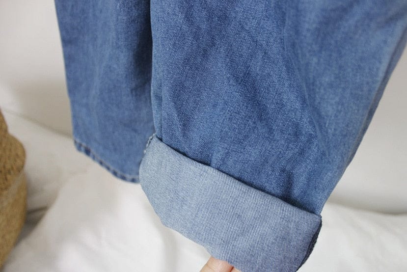 長袖ジャンプスーツ キッズ デニム ルーズ 長袖 ジャンプスーツ つなぎ【mh0001718】