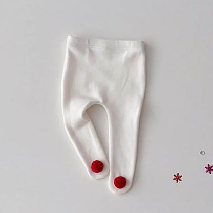 長袖ロンパース White Leggings / 66cm / 取り寄せ（7〜21日） ベビー クリスマス 長袖 ロンパース とんがり帽子 セット