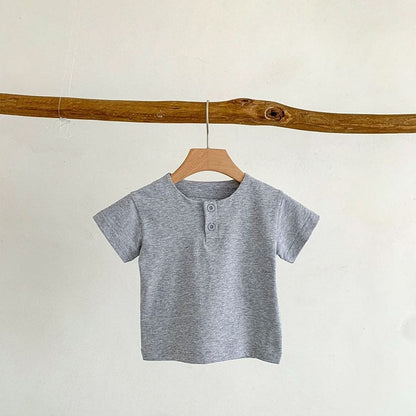 半袖Tシャツ grey tee / 6M/66cm ベビー くま ベア ワッフル サスペンダー ロンパース 半袖 Tシャツ【mh0001951】