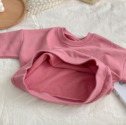 長袖Tシャツ ベビー レター ロゴ 長袖 スウェット トップス【mh0000582】