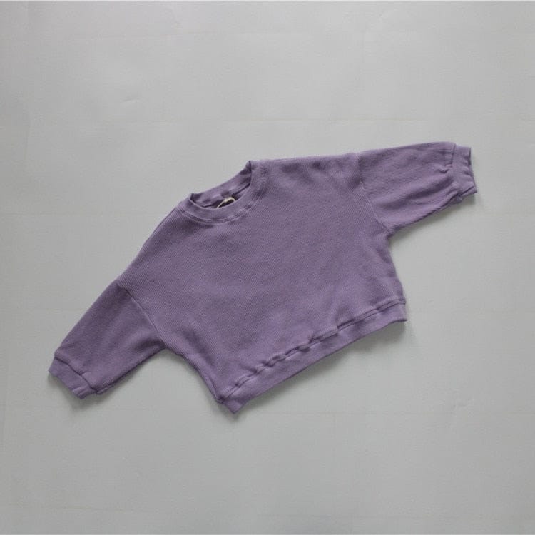 長袖Tシャツ Purple / 3T/90cm / 取り寄せ（7〜35日） キッズ ルーズ Tシャツ トップス
