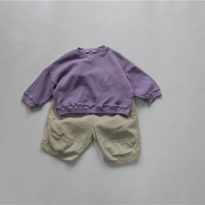 長袖Tシャツ キッズ ルーズ Tシャツ トップス