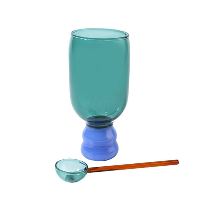 コップ・グラス・マグ Green Set カクテル グラス セット マグ ティー スプーン バー ガラス コップ カップ ギフト【mh0000922】