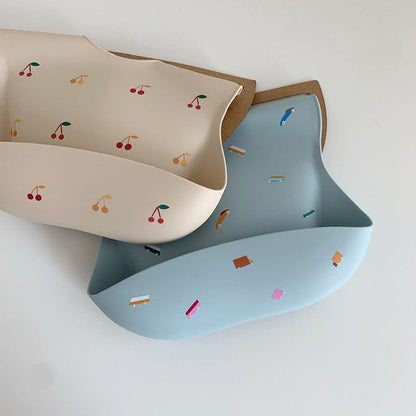 お食事エプロン ベビー シリコン お食事 スタイ ビブ エプロン【mh0000406】