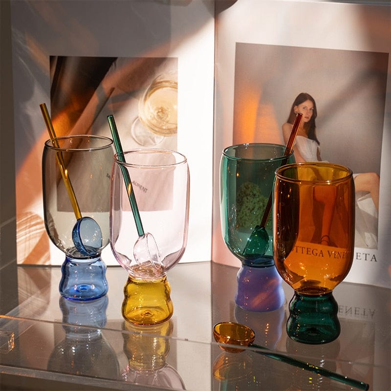 コップ・グラス・マグ カクテル グラス セット マグ ティー スプーン バー ガラス コップ カップ ギフト【mh0000922】