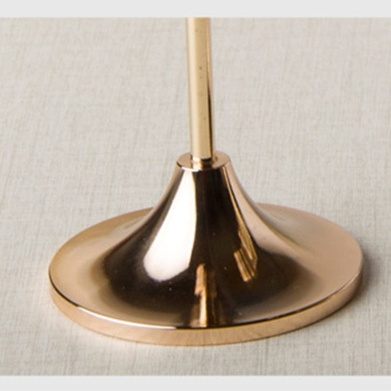 燭台 3個セット キャンドル スティック ホルダー ゴールド 装飾 スタンド パーティー ロウソク【mh0000929】