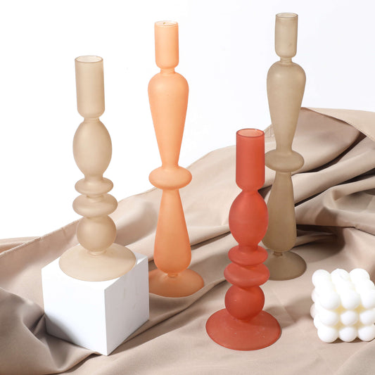 ライト・キャンドル ガラス キャンドル ホルダー 装飾 燭台 誕生日 ロウソク デコレーション【mh0000925】