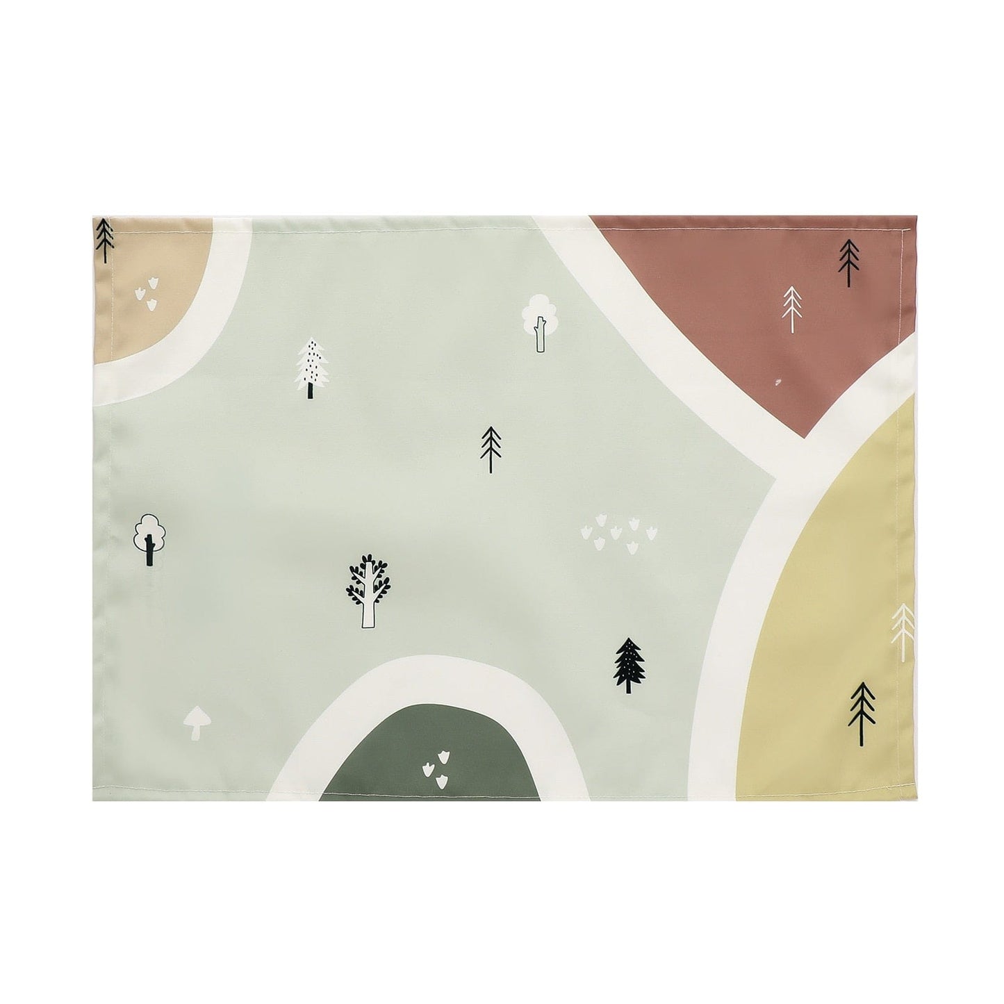 Toy (おもちゃ・木製玩具）etc. Canvas map 1 ベビートイ ウッドトイ 木製 アニマル フォレスト おもちゃ 動物 シーン 装飾 森 ブロック【mh0000991】