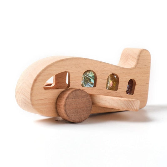 Toy (おもちゃ・木製玩具）etc. Wooden Plane 1 ウッドトイ 木製 おもちゃ 赤ちゃん 模型 飛行機  装飾【mh0001309】