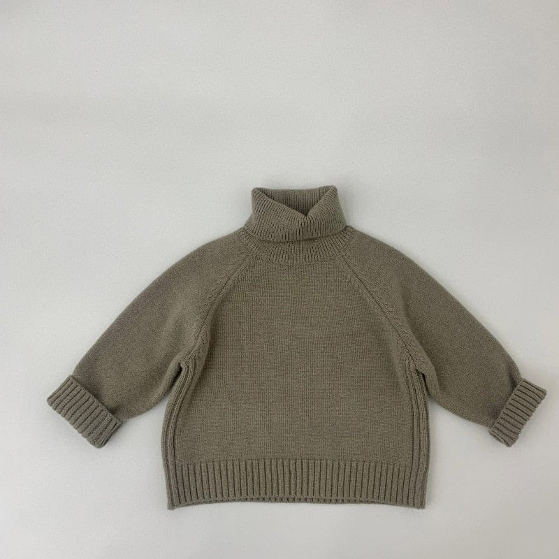 ニット・セーター Gray / 80cm キッズ ニット タートルネック セーター カットソー【mh0001452】
