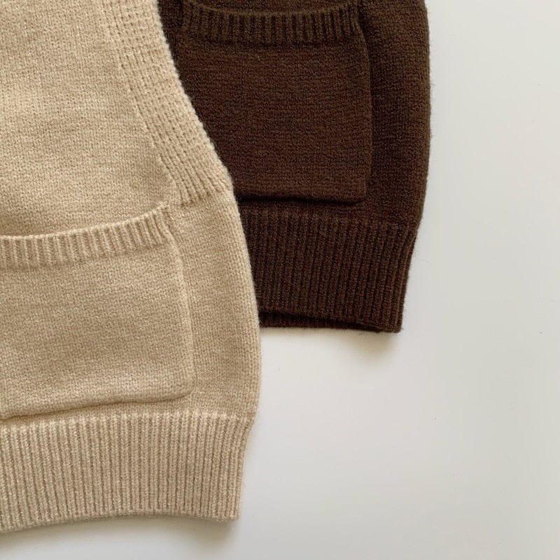 ベスト キッズ ニット 前あき ベスト【mh0000608】