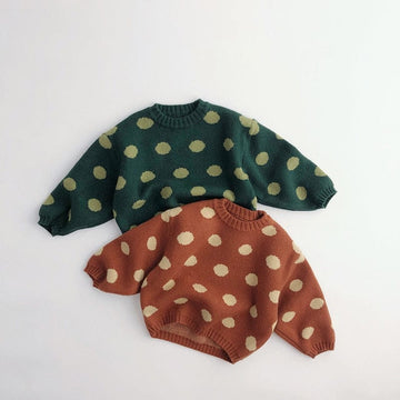 ニット・セーター キッズ ニット みずたま セーター トップス【mh0001271】