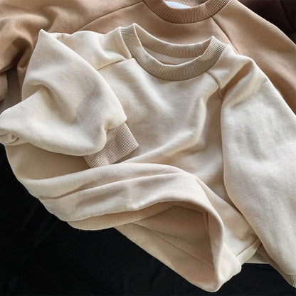 トレーナー・フーディ Beige / 12M 80cm キッズ スウェット シャツ プルオーバー トップス【mh0001060】