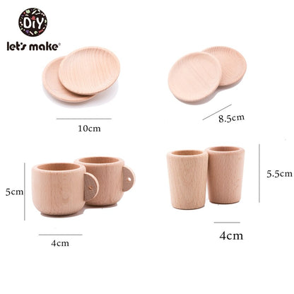 -木製 おままごと セット16点セット ナチュラルウッドカトラリー ベビーキッズのおもちゃ 小さめサイズ ギフトプレゼントに【mh0000144】 - mamahalo shop - Toy (おもちゃ・木製玩具）etc. -  べビー服 - 子供服 - 男の子 - 女の子