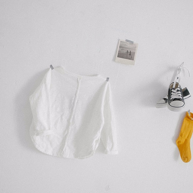 -キッズ ロングスリーブシャツ 韓国スタイル ルーズトップス【mh0000026】 - mamahalo shop - 長袖Tシャツ -  べビー服 - 子供服 - 男の子 - 女の子