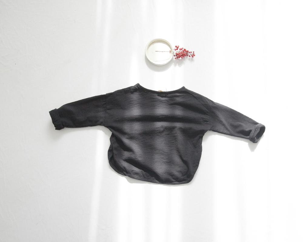 -キッズ ルースコットン 長袖 Tシャツ【mh0000015】 - mamahalo shop - 長袖Tシャツ -  べビー服 - 子供服 - 男の子 - 女の子