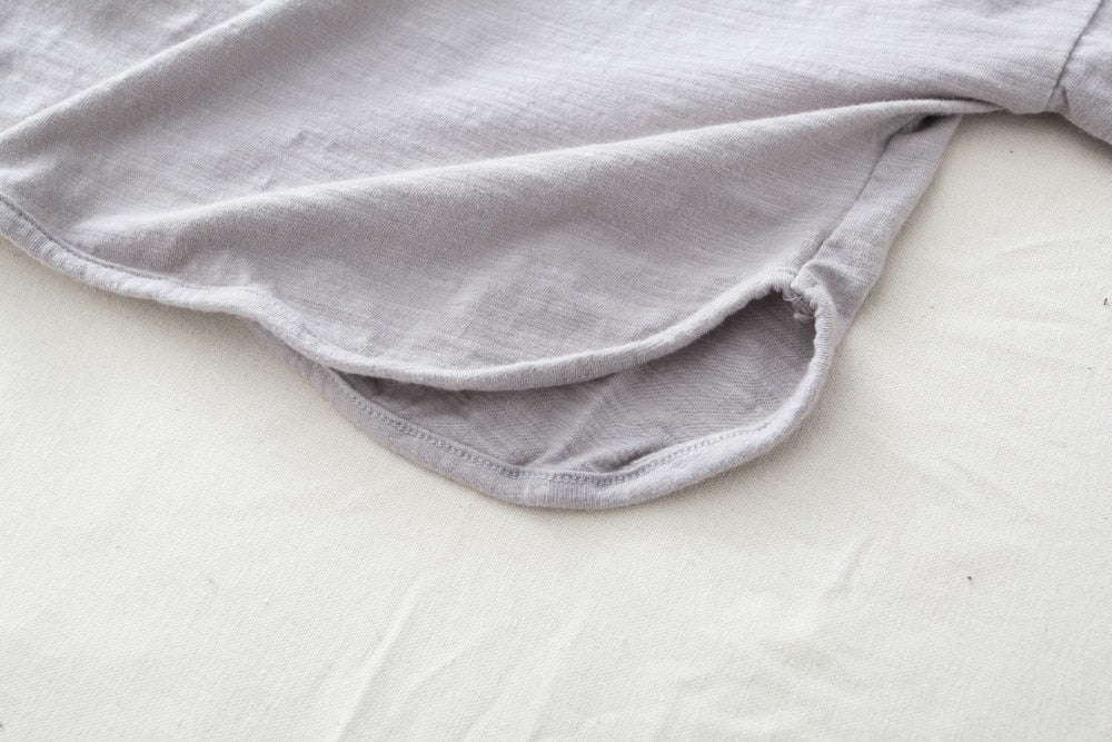 -キッズ ルースコットン 長袖 Tシャツ【mh0000015】 - mamahalo shop - 長袖Tシャツ -  べビー服 - 子供服 - 男の子 - 女の子