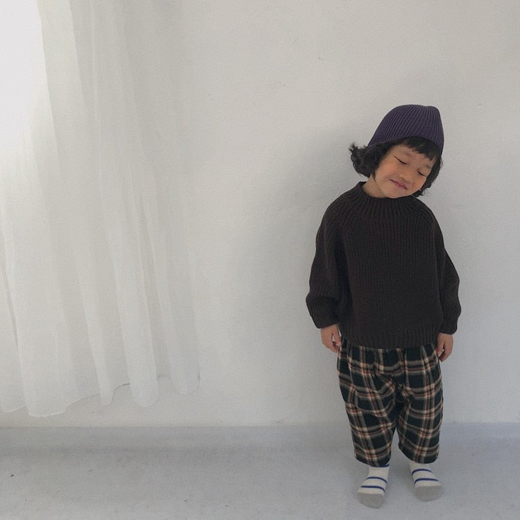 -キッズ ニット セーター プルオーバー【mh0000079】 - mamahalo shop - ニット・セーター -  べビー服 - 子供服 - 男の子 - 女の子