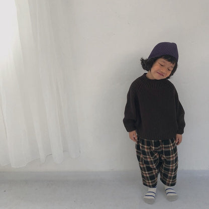 -キッズ ニット セーター プルオーバー【mh0000079】 - mamahalo shop - ニット・セーター -  べビー服 - 子供服 - 男の子 - 女の子