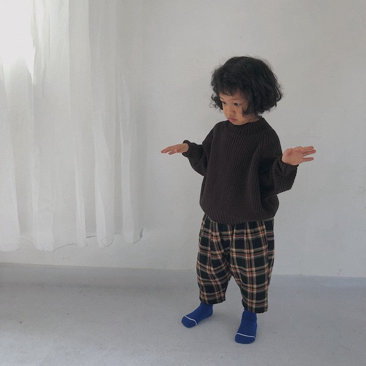 -キッズ ニット セーター プルオーバー【mh0000079】 - mamahalo shop - ニット・セーター -  べビー服 - 子供服 - 男の子 - 女の子