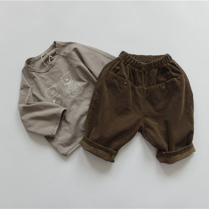 -キッズ アニマルプリント 長袖Tシャツ【mh0000019】 - mamahalo shop - 長袖Tシャツ -  べビー服 - 子供服 - 男の子 - 女の子