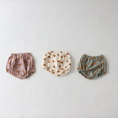 -ベビー くま レモン セットアップ タンクトップ ブルマ【mh0000457】 - mamahalo shop - ノースリーブセットアップ -  べビー服 - 子供服 - 男の子 - 女の子