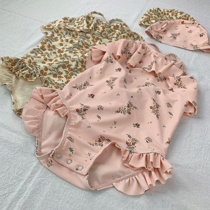 -ベビー キッズ フラワー ビキニ 水着【mh0000445】 - mamahalo shop - ベビー用水着 -  べビー服 - 子供服 - 男の子 - 女の子