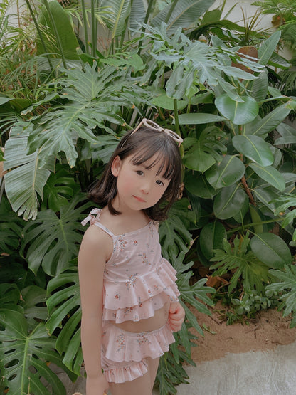 -ベビー キッズ フラワー ビキニ 水着【mh0000445】 - mamahalo shop - ベビー用水着 -  べビー服 - 子供服 - 男の子 - 女の子