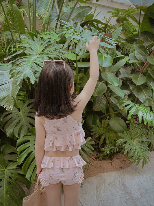 -ベビー キッズ フラワー ビキニ 水着【mh0000445】 - mamahalo shop - ベビー用水着 -  べビー服 - 子供服 - 男の子 - 女の子