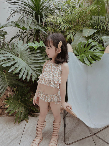 -ベビー キッズ フラワー ビキニ 水着【mh0000445】 - mamahalo shop - ベビー用水着 -  べビー服 - 子供服 - 男の子 - 女の子