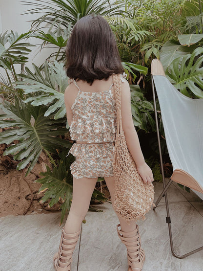 -ベビー キッズ フラワー ビキニ 水着【mh0000445】 - mamahalo shop - ベビー用水着 -  べビー服 - 子供服 - 男の子 - 女の子