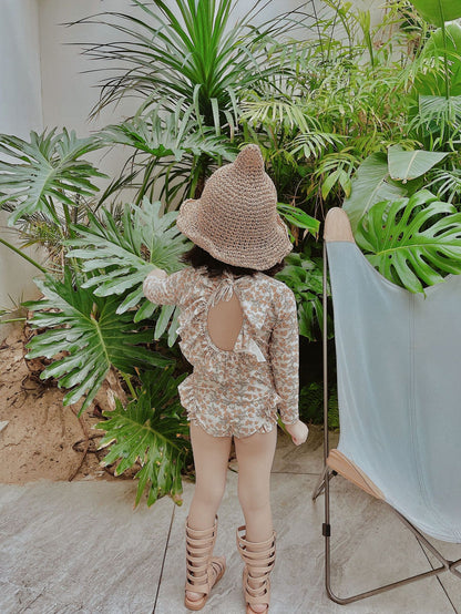 -ベビー キッズ フラワー ビキニ 水着【mh0000445】 - mamahalo shop - ベビー用水着 -  べビー服 - 子供服 - 男の子 - 女の子