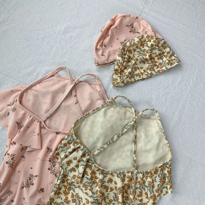 -ベビー キッズ フラワー ビキニ 水着【mh0000445】 - mamahalo shop - ベビー用水着 -  べビー服 - 子供服 - 男の子 - 女の子