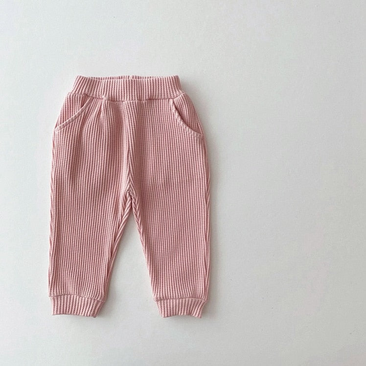 -ベビー リブ セットアップ トップス パンツ【mh0000093】 - mamahalo shop - 長袖セットアップ -  べビー服 - 子供服 - 男の子 - 女の子