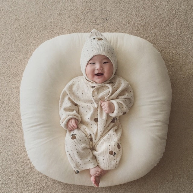 -ベビー 梨 ロンパース セットアップ パジャマ ママ お揃い リンクコーデ【mh0000094】 - mamahalo shop - 長袖パジャマ -  べビー服 - 子供服 - 男の子 - 女の子