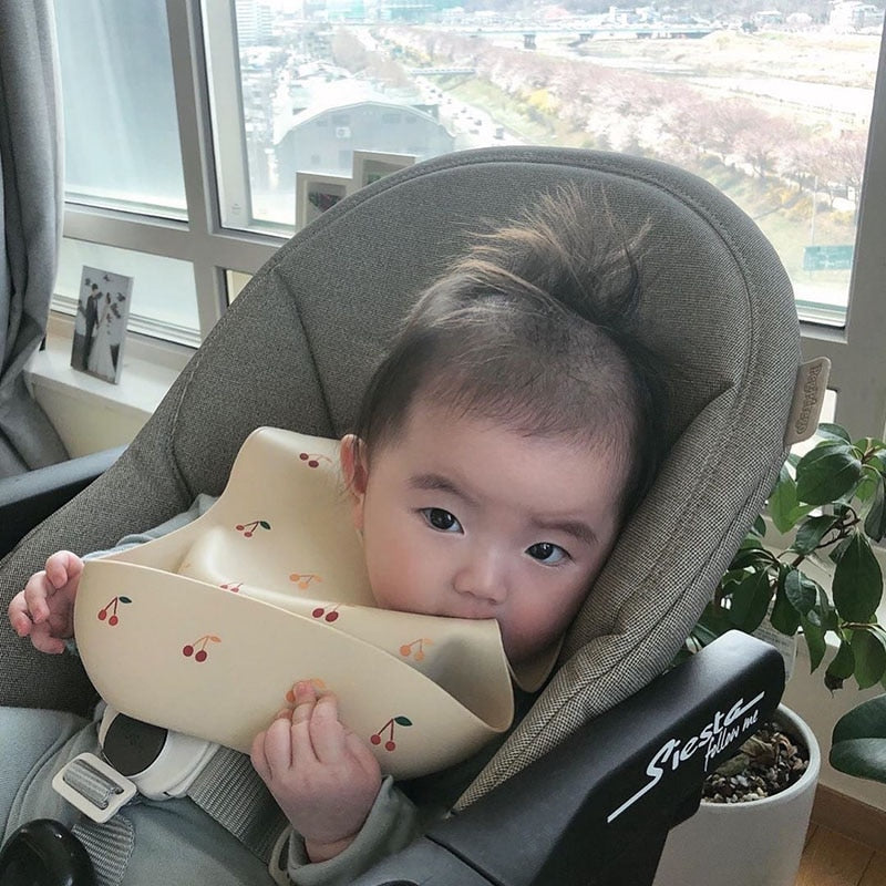 -ベビー シリコン お食事 スタイ ビブ エプロン【mh0000406】 - mamahalo shop - お食事エプロン -  べビー服 - 子供服 - 男の子 - 女の子