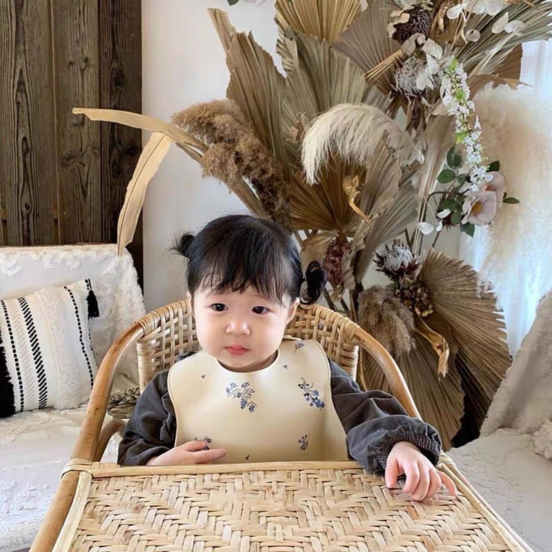 -ベビー シリコン お食事 スタイ ビブ エプロン【mh0000406】 - mamahalo shop - お食事エプロン -  べビー服 - 子供服 - 男の子 - 女の子