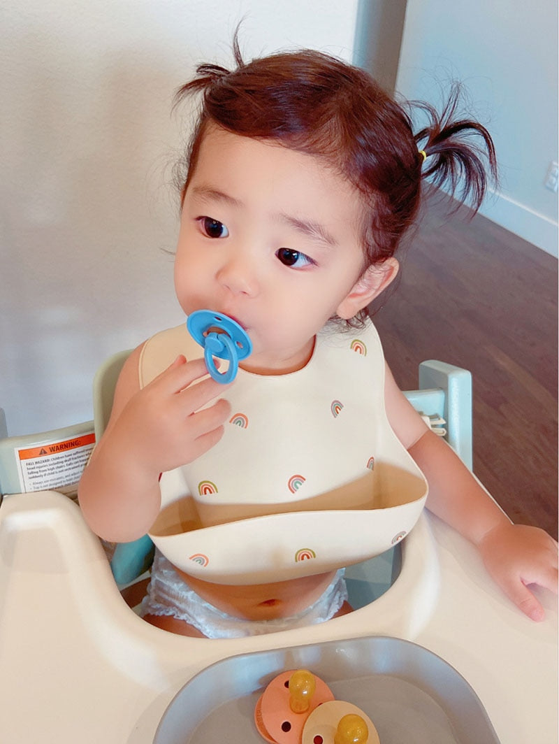 -ベビー シリコン お食事 スタイ ビブ エプロン【mh0000406】 - mamahalo shop - お食事エプロン -  べビー服 - 子供服 - 男の子 - 女の子