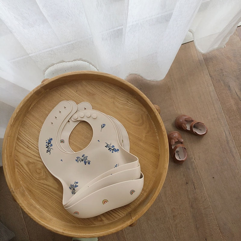 -ベビー シリコン お食事 スタイ ビブ エプロン【mh0000406】 - mamahalo shop - お食事エプロン -  べビー服 - 子供服 - 男の子 - 女の子