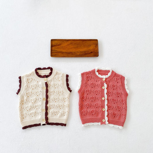 -ベビー ニット ベスト【mh0000084】 - mamahalo shop - ベスト -  べビー服 - 子供服 - 男の子 - 女の子