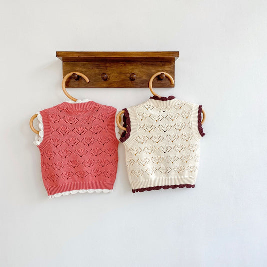 -ベビー ニット ベスト【mh0000084】 - mamahalo shop - ベスト -  べビー服 - 子供服 - 男の子 - 女の子