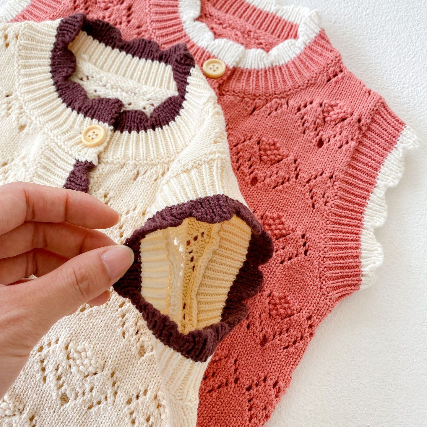 -ベビー ニット ベスト【mh0000084】 - mamahalo shop - ベスト -  べビー服 - 子供服 - 男の子 - 女の子