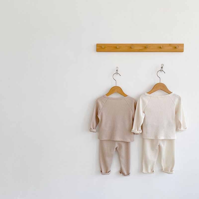 -ベビー くま ベア セットアップ カーディガン パンツ【mh0000117】 - mamahalo shop - 長袖セットアップ -  べビー服 - 子供服 - 男の子 - 女の子