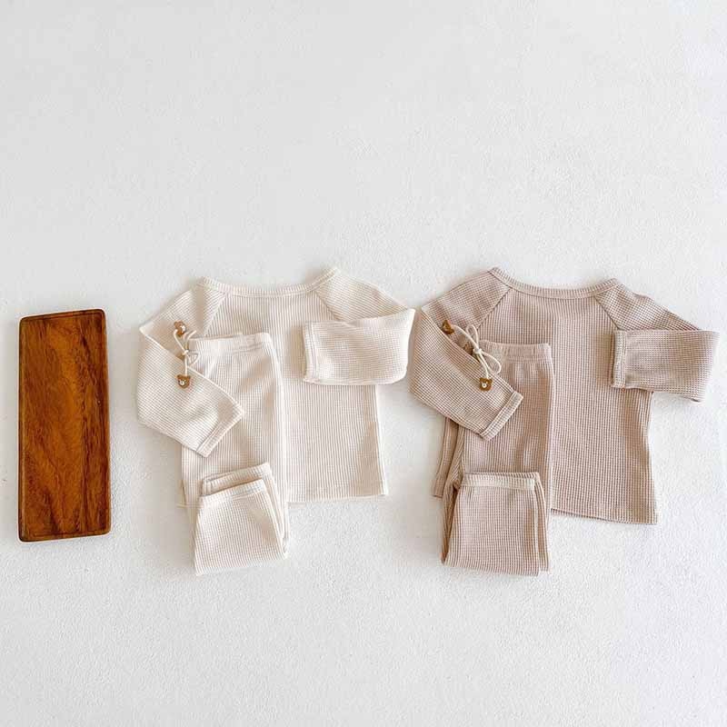 -ベビー くま ベア セットアップ カーディガン パンツ【mh0000117】 - mamahalo shop - 長袖セットアップ -  べビー服 - 子供服 - 男の子 - 女の子