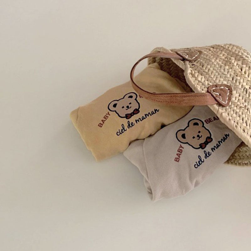 -ベビー くま ベア セットアップ スウェット パーカー パンツ【mh0000104】 - mamahalo shop - 長袖セットアップ -  べビー服 - 子供服 - 男の子 - 女の子