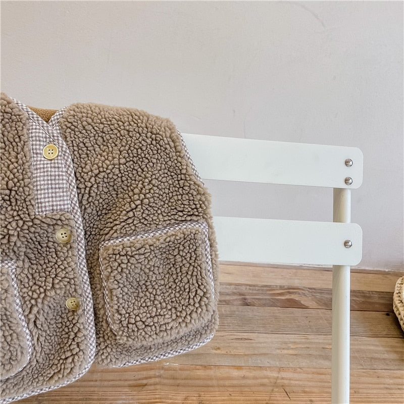 -キッズ フリース ベスト【mh0000110】 - mamahalo shop - ベスト -  べビー服 - 子供服 - 男の子 - 女の子