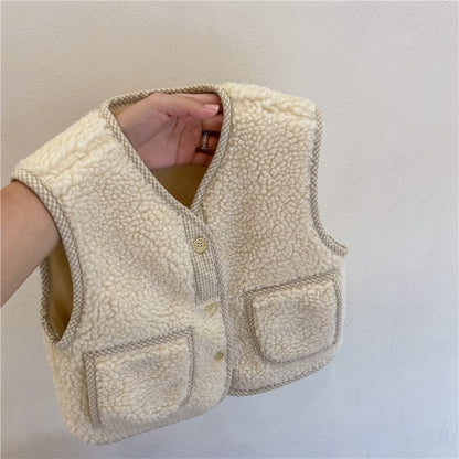 -キッズ フリース ベスト【mh0000110】 - mamahalo shop - ベスト -  べビー服 - 子供服 - 男の子 - 女の子