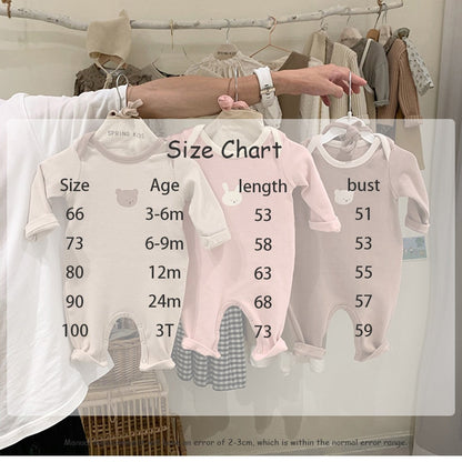 -ベビー くま うさぎ ロンパース 耳帽子 セット【mh0000115】 - mamahalo shop - 長袖ロンパース -  べビー服 - 子供服 - 男の子 - 女の子