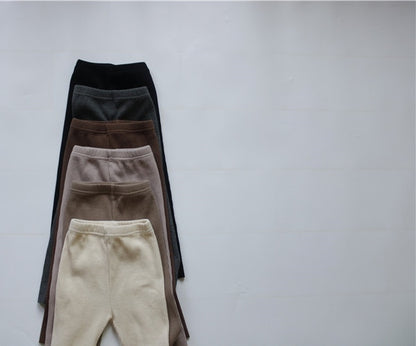 -キッズ リブ レギンス パンツ【mh0000118】 - mamahalo shop - レギンスパンツ -  べビー服 - 子供服 - 男の子 - 女の子