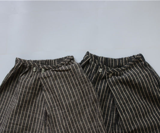 -キッズ ストライプ パンツ【mh0000121】 - mamahalo shop - ロングパンツ・スウェットパンツ -  べビー服 - 子供服 - 男の子 - 女の子